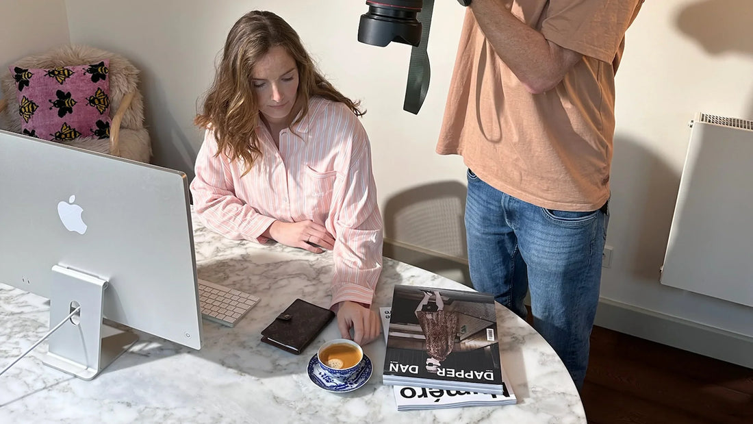 Behind the Scenes of Our First Shoot