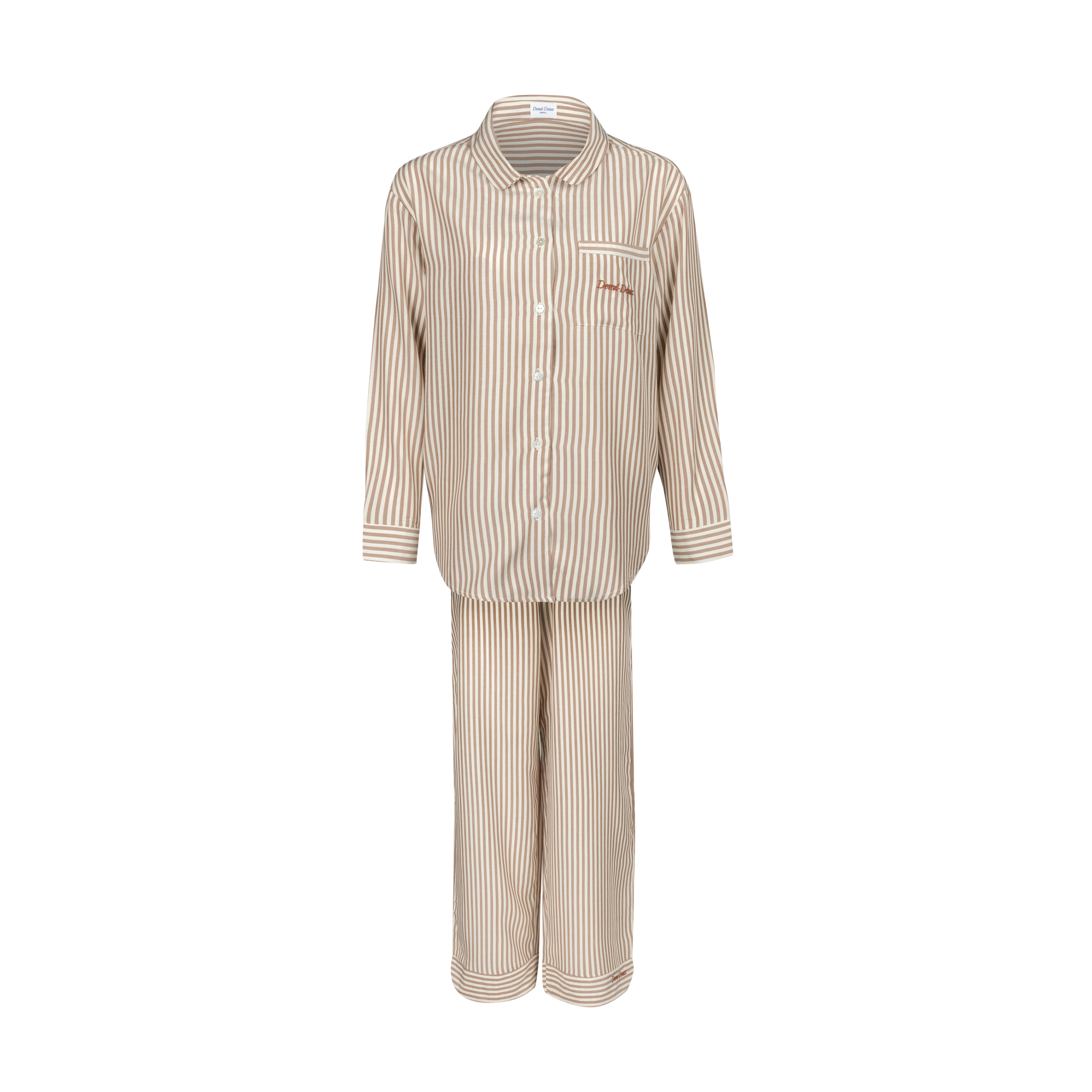 The Charlotte Long PJ Set — Taupe