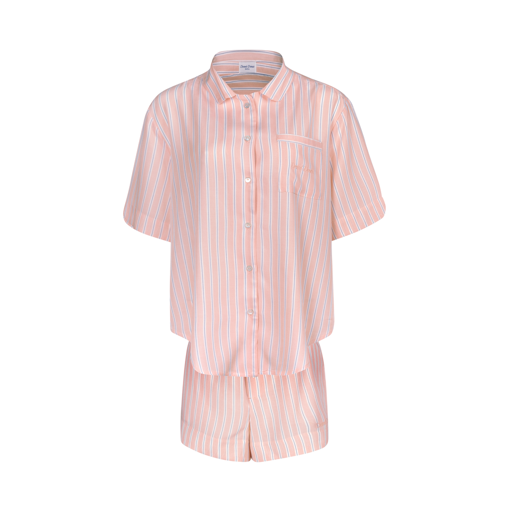 The Maxime short PJ Set - Peach