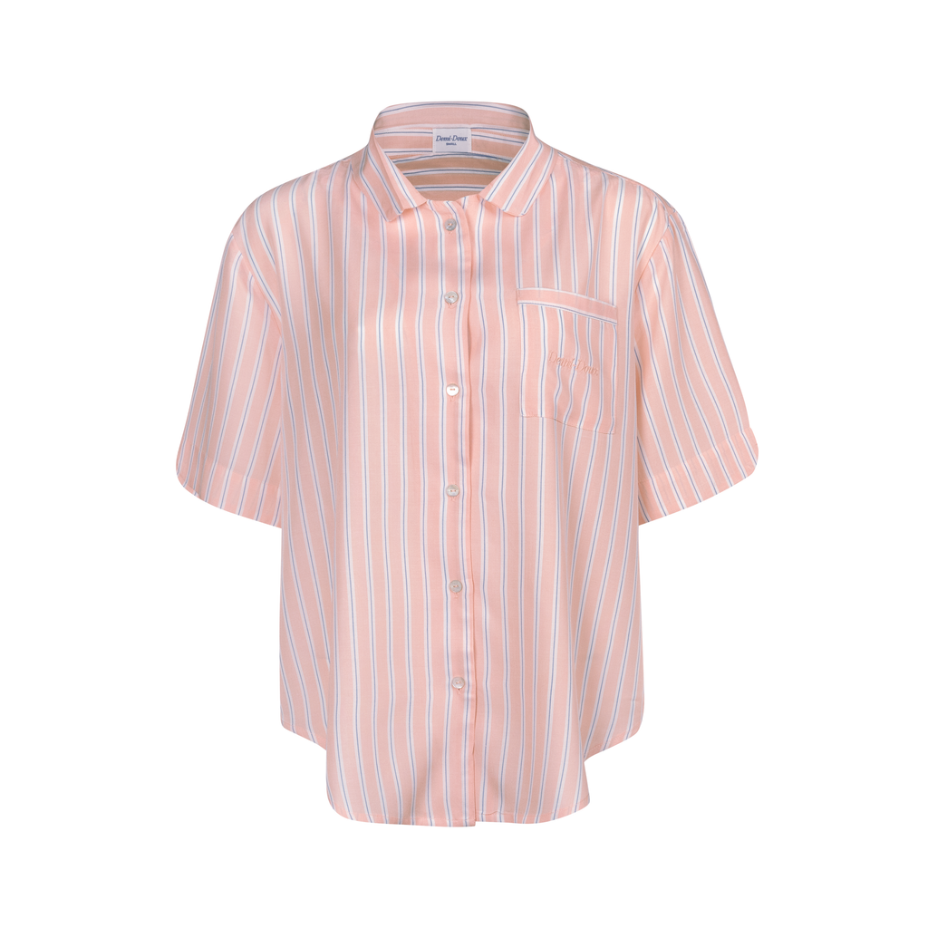 The Maxime short PJ Set - Peach