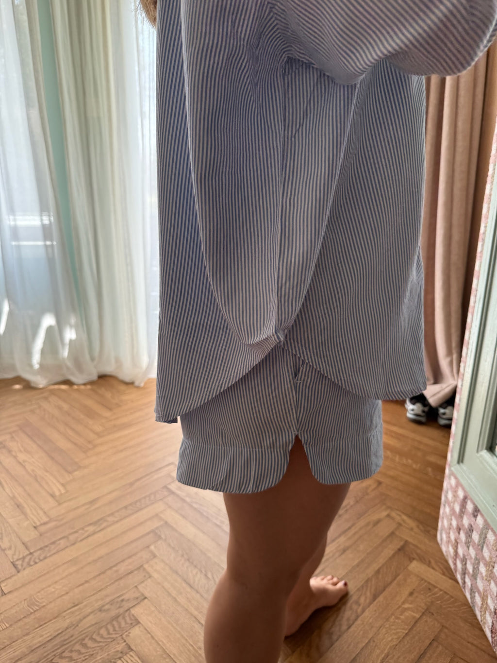 The Carice short PJ Set - Classic blue