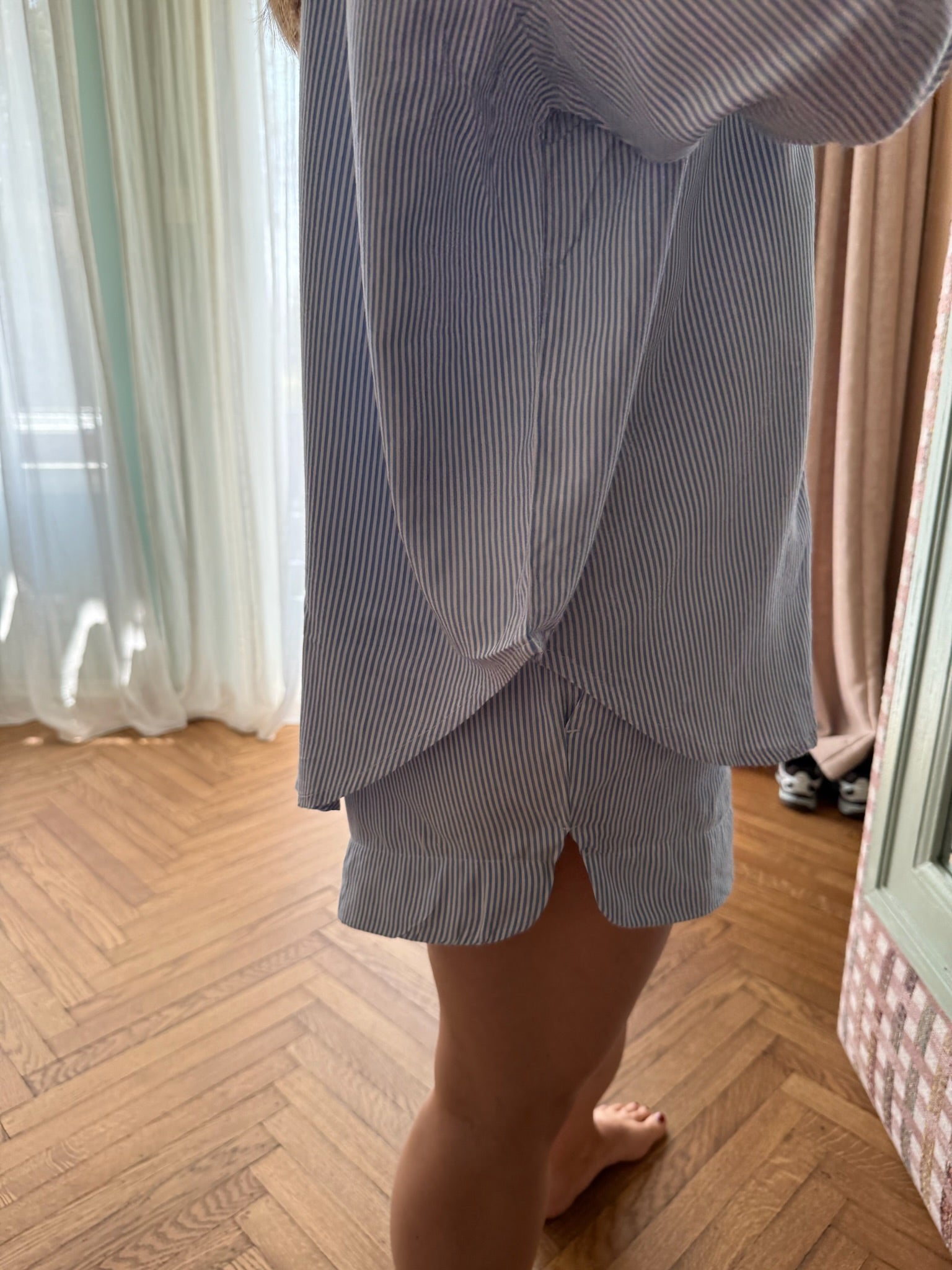 The Carice short PJ Set - Classic blue