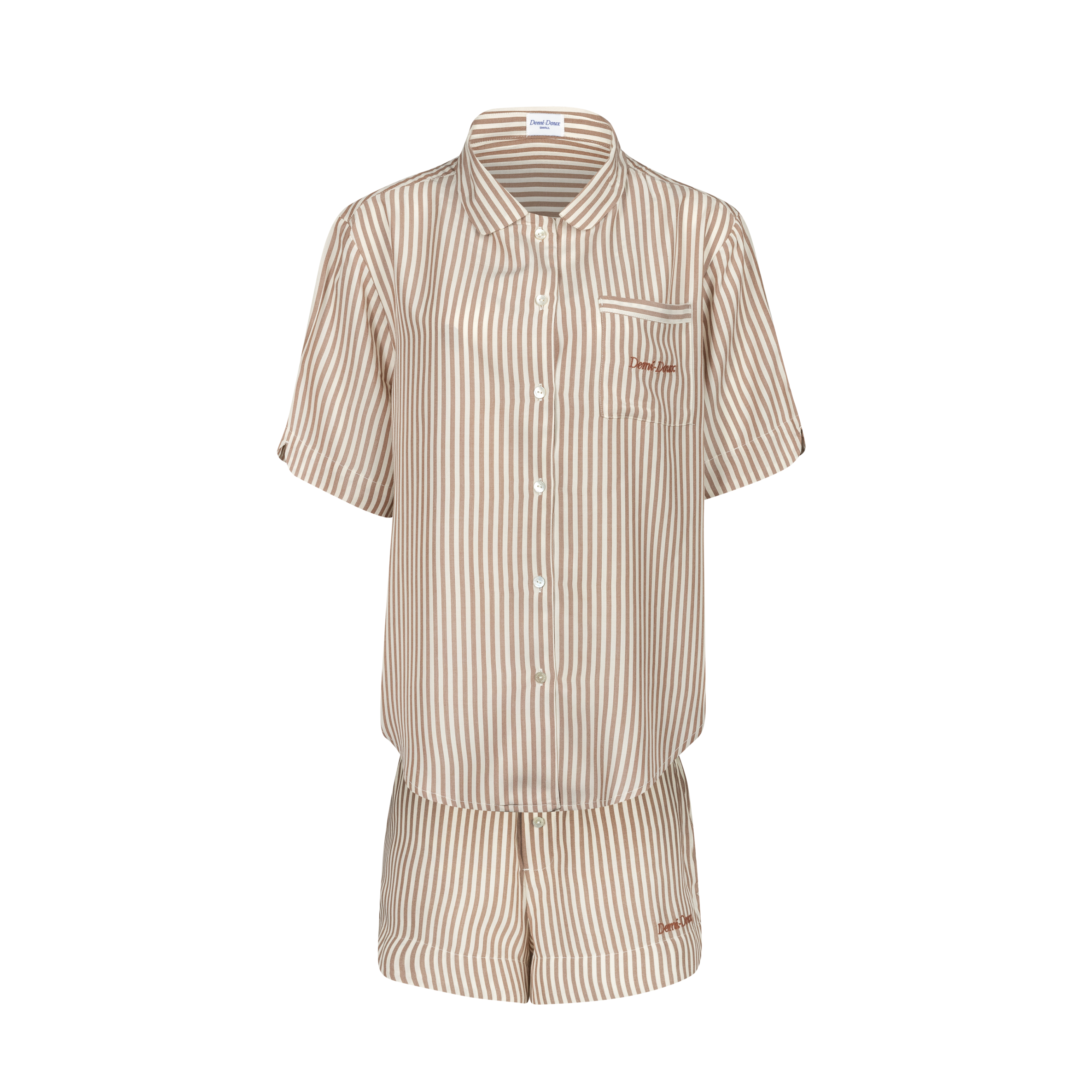 The Nicole  short PJ Set - Taupe