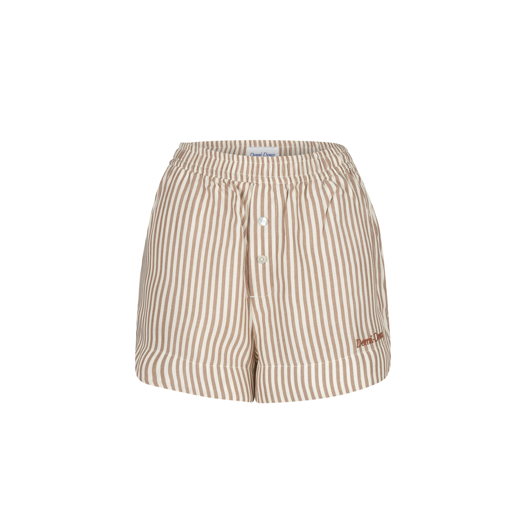 The Nicole  short PJ Set - Taupe