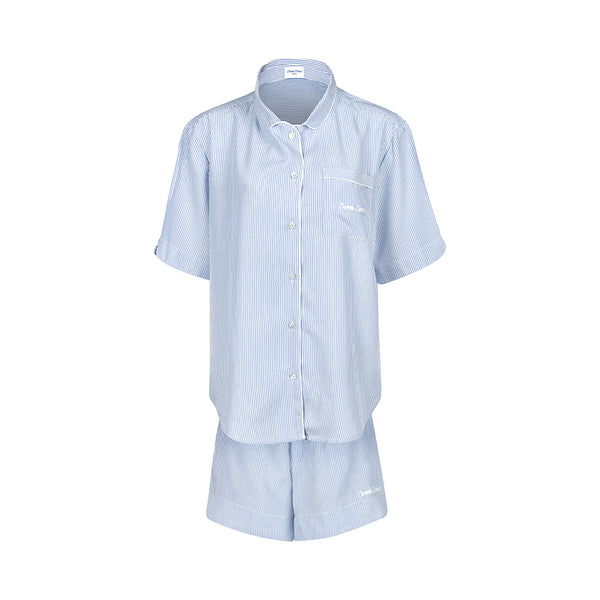 The Carice short PJ Set - Classic blue
