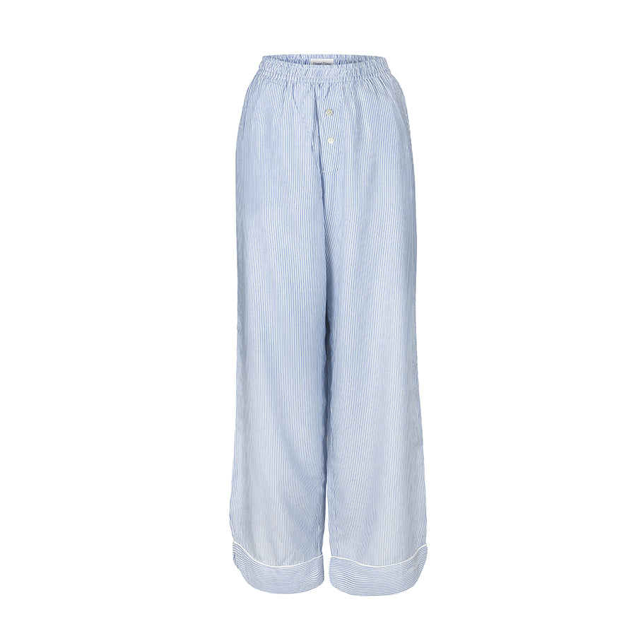 The Sophie long PJ Set - Classic blue