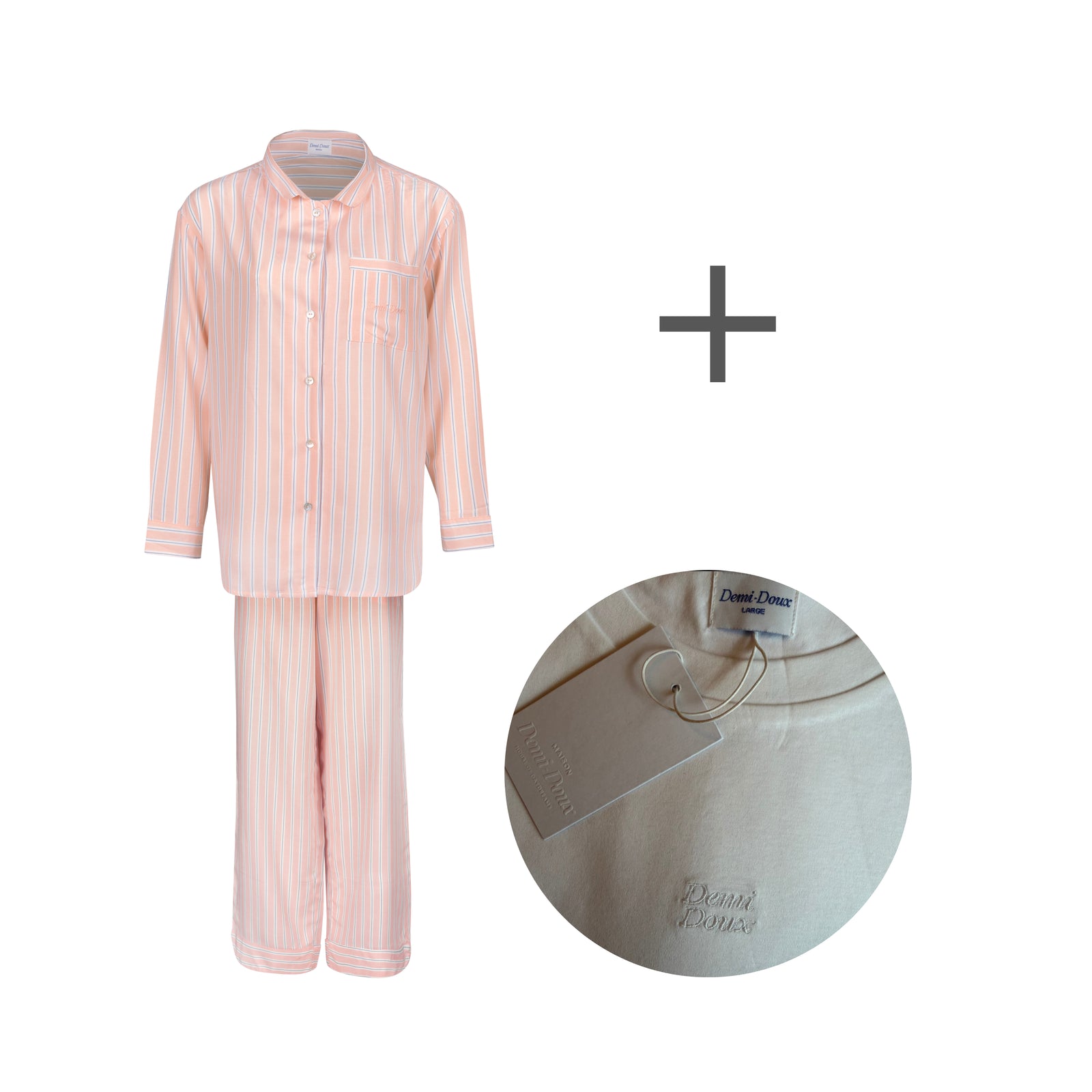 The Marie long PJ Set + Claire T-shirt