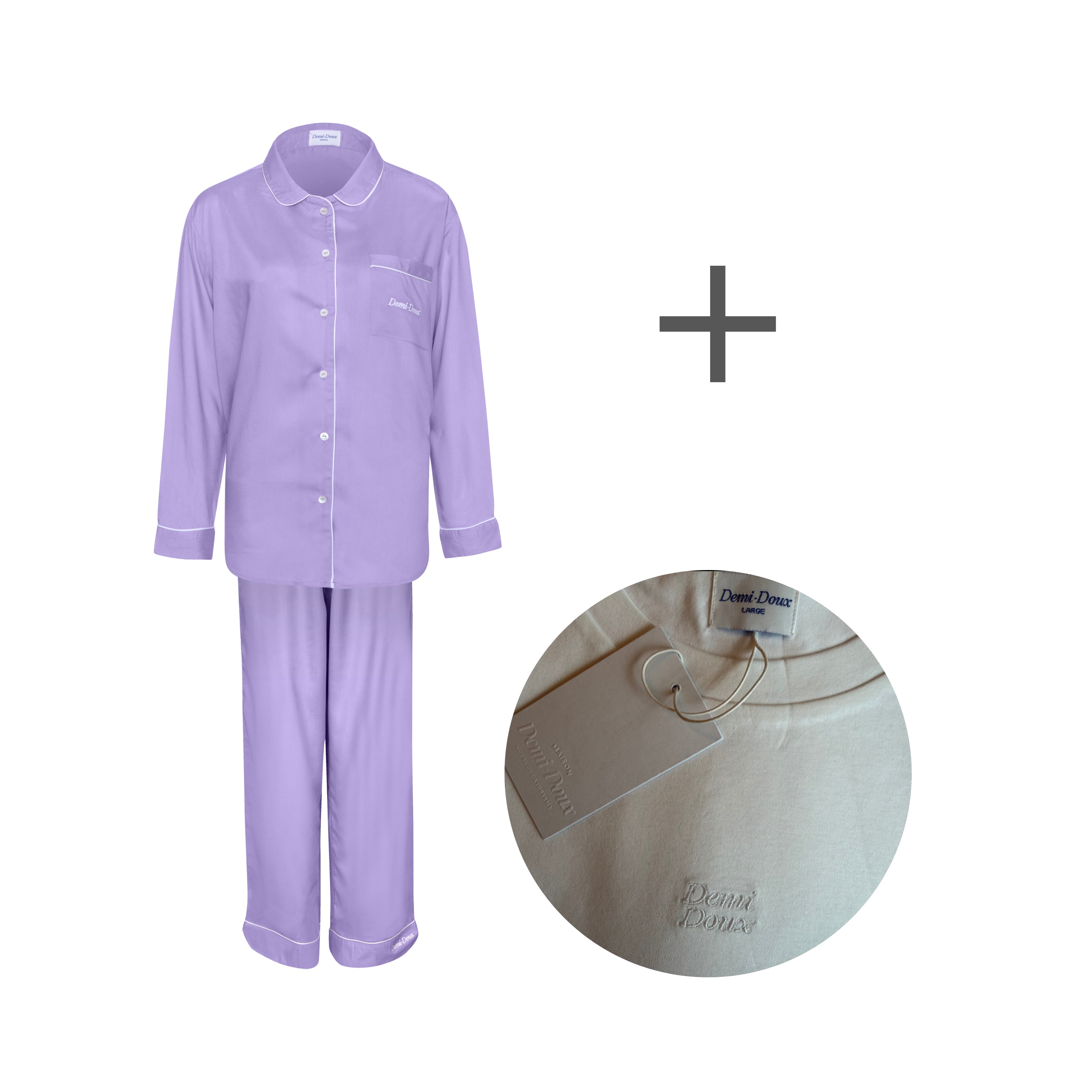 The Laurence long PJ + Claire T-shirt