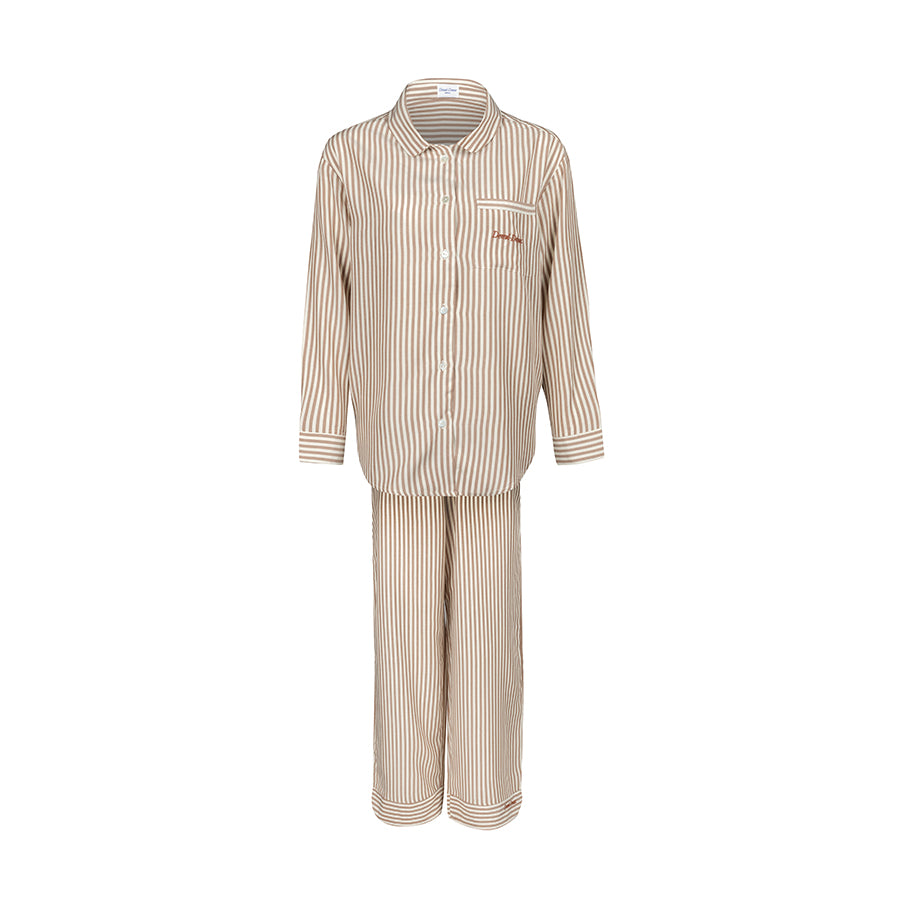 The Charlotte Long PJ Set — Taupe