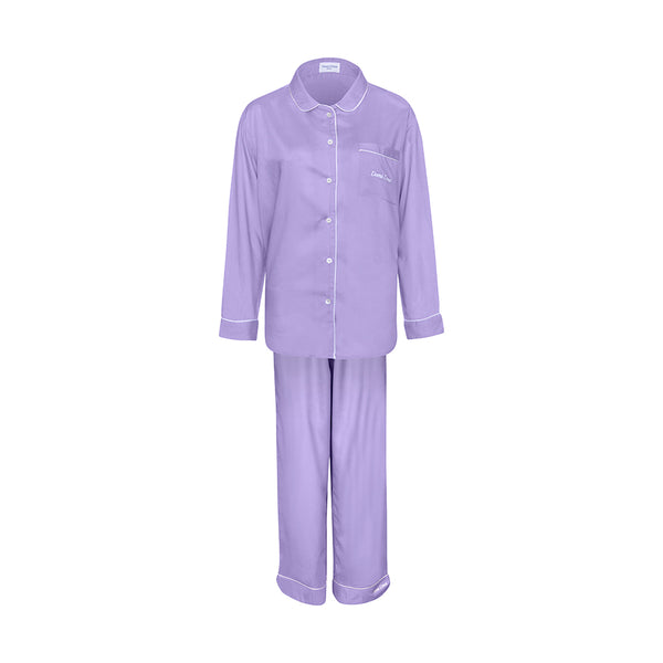 The Laurence long PJ set - Purple