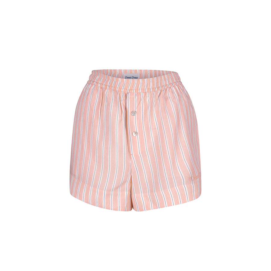 The Maxime short PJ Set - Peach