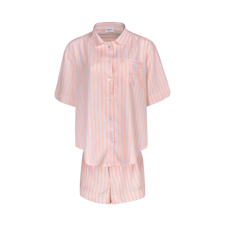 The Maxime short PJ Set - Peach