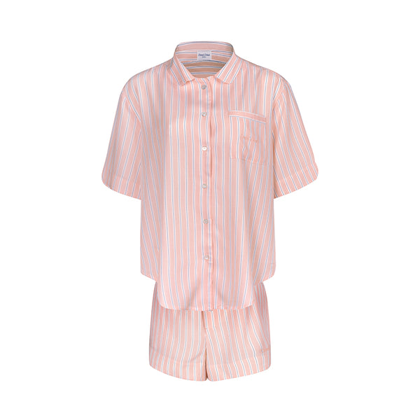 The Maxime short PJ Set - Peach