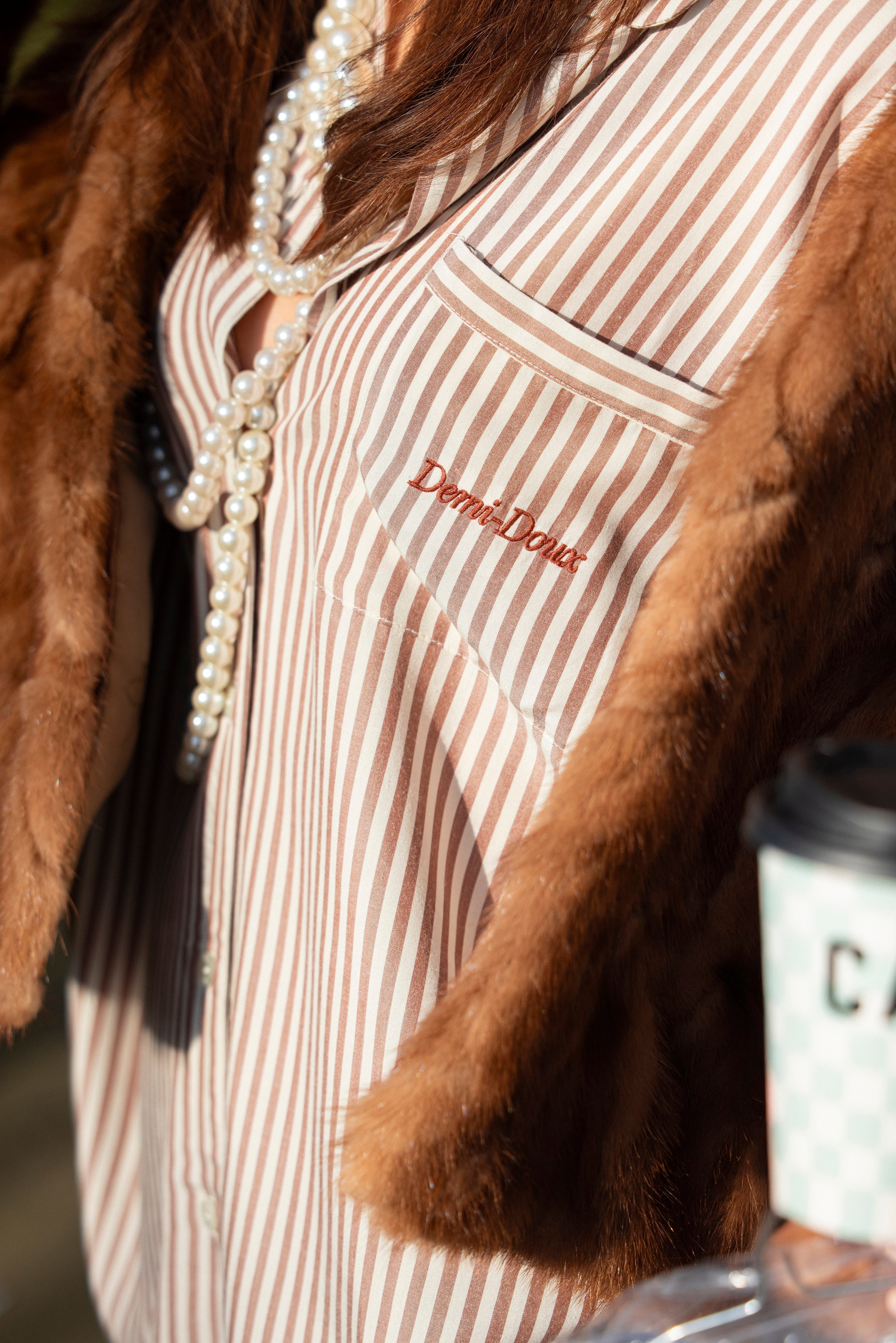 The Charlotte Long PJ Set — Taupe