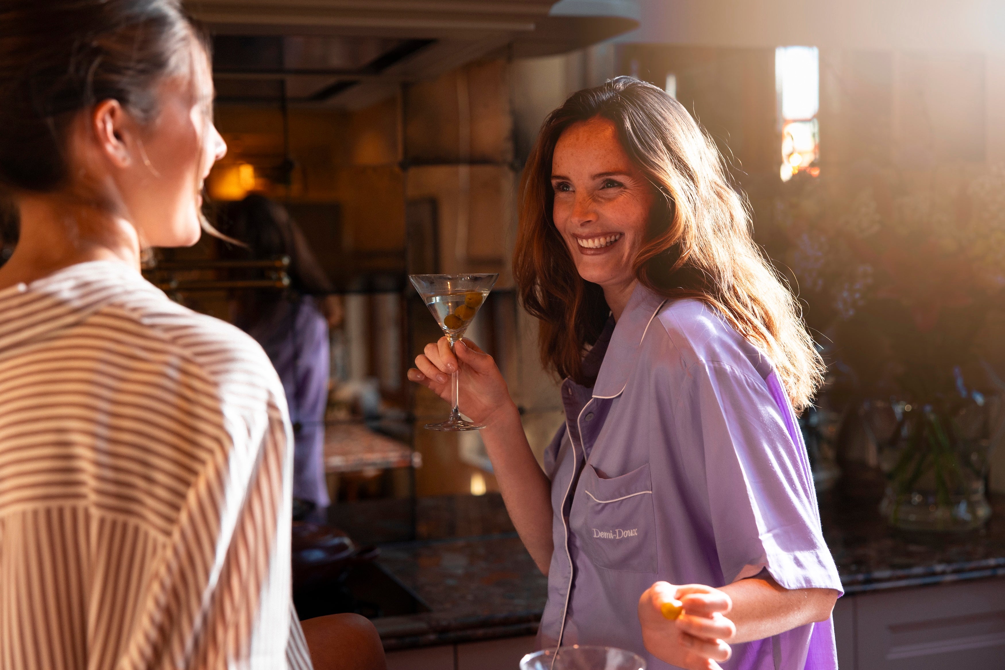 The Laurina  short PJ Set - Purple