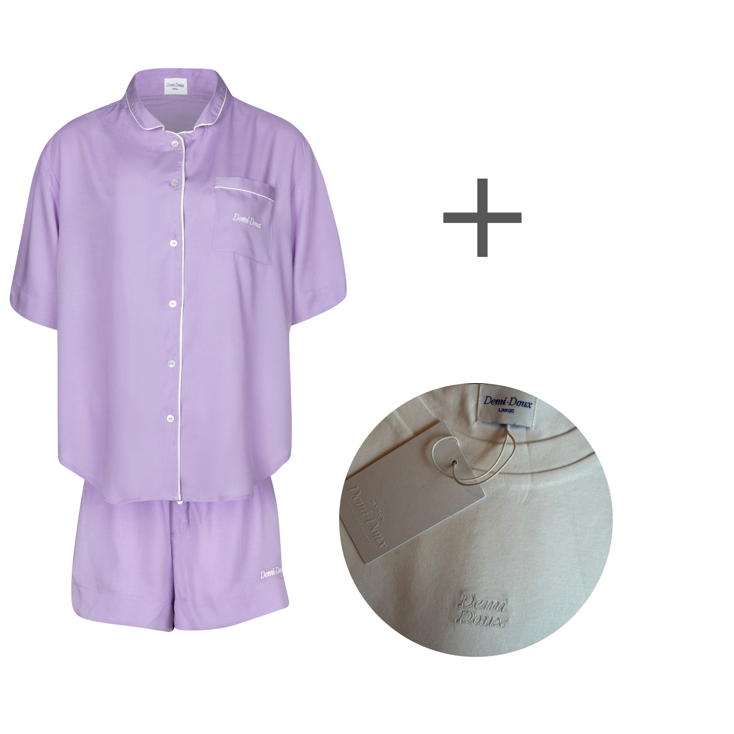 The Laurina short PJ + Claire T-shirt